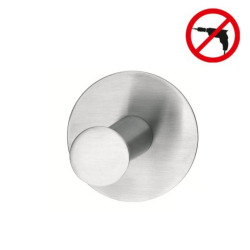Tesa Powerbutton Hook, stainless steel, easy installation without drilling (59330-00000-00)