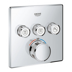Grohe Grohtherm SmartControl Concealed thermostatic mixer with 3 outlets (29126000)