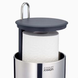 Joseph Joseph EasyStore™ Luxury recessed toilet roll holder in stainless steel (70593)