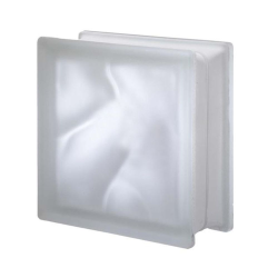 Swiss Aqua Technologies Luxfera glass brick 19x19x8 cm, matte transparent gray (1908WM)