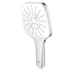 Grohe Rainshower SmartActive 130 Cube hand shower with 3 jets, white (G26582LS0)
