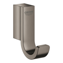 Grohe Selection of wall-mounted coat hooks, hard brushed graphite (G41039AL0)