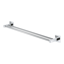 Grohe Start Cube double metal towel rail 65.4 cm with concealed fixings, chrome (G41104000)