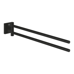 Grohe Start Cube double towel rack, 43.8 cm, matte black (G409762430)