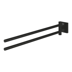 Grohe Start Cube double towel rack, 43.8 cm, matte black (G409762430)