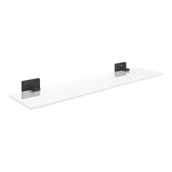 Grohe Start Cube 53cm glass soap dish shelf with hidden fixings, matte black (G411092430)
