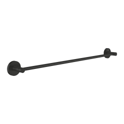 Grohe Start 65.4 cm metal towel rail with concealed fixings, matte black (G411782430)
