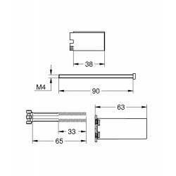  Rapido Smartbox Universal extension for mechanical mixers, 25 mm (14048000)