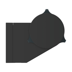 Grohe Vitalio Universal wall-mounted shower head holder, matte black (G261832431)