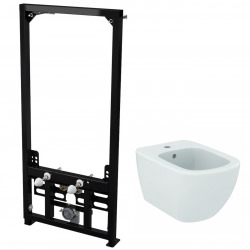 Alca Hanging Bidet Support Frame + Bidet Ideal Standard Tesi (SetBidetTesi)