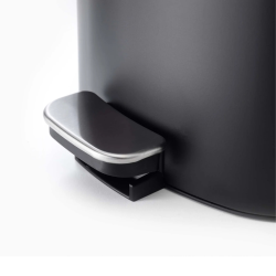 Joseph Joseph EasyStore™ Black Pedal Bin 5L, Matte Black (70595)