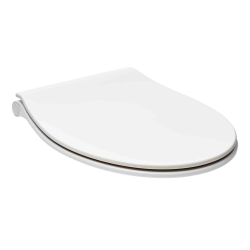 Glacera Ultra-thin toilet seat with SoftClose mechanism, made of Duroplast, with invisible fixings, white (EASYSLIM33)