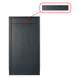 Swiss Aqua Technologies Fusion shower drain cover, black (SATFUPKRYTG)