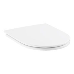 Grohe Euro Ceramic toilet seat with removable Duroplast lid and soft-close mechanism, white (102500SH00)