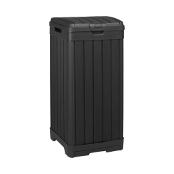 Siko Baltimore plastic bin 125L, 87.4 x 41 x 41 cm, Black (236997)