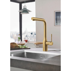 Grohe Essence Single lever sink mixer - Brushed Cool sunrise (30270GN0)