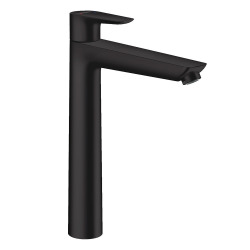 Hansgrohe Talis E 240 Single lever basin mixer matt black, with pop-up waste (71716670)