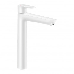 Hansgrohe Talis E 240 Single lever basin mixer with pop-up waste + ComfortZone 240, Matt white (71716700)