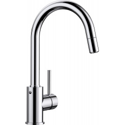 Blanco Sink mixer Mida gooseneck, chrome