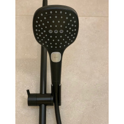 Raindance 120 Select E 3 jets Hand shower, Matt black (26520670)  Raindance 120 Select E 3 jets Hand shower, Matt black (26520670)