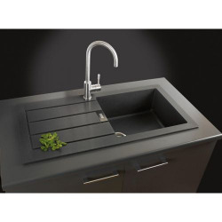  SIRIUS - 2.0 S2D 611-78 Tectonite® Built-in Sink Black