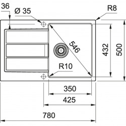 SIRIUS - 2.0 S2D 611-78 Tectonite® Build-in sink Grey (S2D611-78SE)  SIRIUS - 2.0 S2D 611-78 Tectonite® Build-in sink Grey (S2D611-78SE)