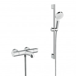Hansgrohe Pack Ecostat 1001 CL Thermostatic bath/shower Mixer + Crometta Vario Shower Set (13201000-CROMETTA)