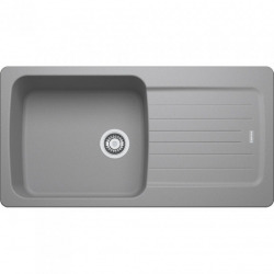 Franke Aveta AVD611-97 Sink 97x50cm with reversible drainer, Fradura, Grey (AVD611-97SE)