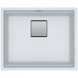 Franke Kubus 2 KNG 110-52 Fragranit+ Undermount kitchen sink Ice white (125.0512.506)