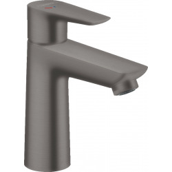 Hansgrohe Talis E Single lever basin mixer 110 CoolStart without waste, brushed black chrome (71714340)