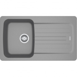 Franke Aveta AVD 611-86 Sink unit 86x50cm with reversible drainer, Fradura, Grey (AVD611-86SE)