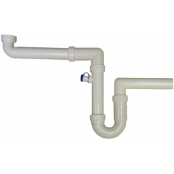 Siphon for undermount sink Kubus 2 KNG 110-52 Fragranit+ (1325.00)