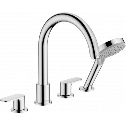 Hansgrohe Vernis Blend Finishing set 4-hole rim mounted bath mixer, Chrome (71456000)
