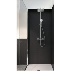 Showerpipe Crometta E 240 1 jet shower set, Chrome (27271000)