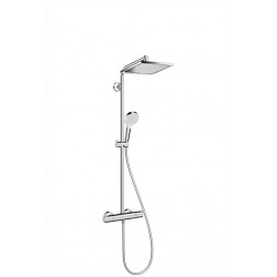 Showerpipe Crometta E 240 1 jet shower set, Chrome (27271000)