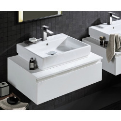 Grohe Cube Ceramic Counter top Basin 50cm, alpine white (3947800H)