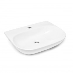 Swiss Aqua Technologies Brevis Wall hung washbasin with tap hole, 50x38,5x12cm (SATBRE5038R)