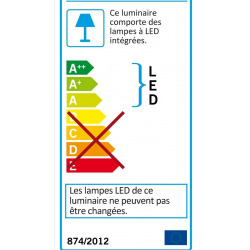 Eglo Pandella LED wall lamp 40 cm 4000K neutral white, black (98907)