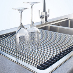  Rollmat stainless steel foldable drainer 468x420x9 mm for KBG, KBX, PPX, MRX, MTK sinks (112.0030.882)