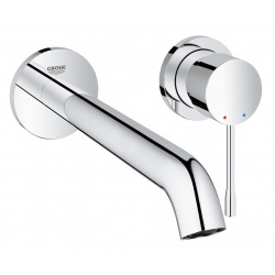 Grohe Essence - Single lever 2-hole Basin Mixer front panel L-size, Chrome (19967001)