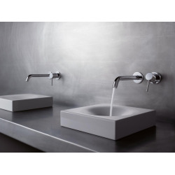  BOZZ - Concealed Two hole Wall mounted Basin Mixer (382440576)