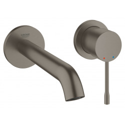 Grohe Essence 2 Hole Single lever Basin Mixer M-size, Brushed Hard Graphite (19408AL1)
