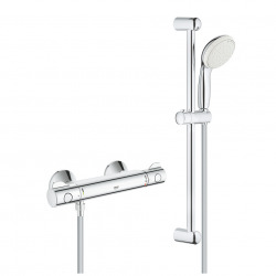 Grohe Grohtherm 800 Thermostatic Shower Mixer 1/2" with Shower Set, Chrome (34565001)