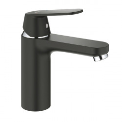 Grohe Eurosmart Cosmopolitan Single lever Basin Mixer 1/2 M-size, Matt black / Chrome parts (23327KW0)