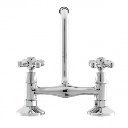 Paffoni Ricordi Wall mounted basin mixer with swivel spout, Chrome (IR161)