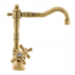  Ricordi XL Basin mixer with waste, Vintage design, Bronze (IR085BR)