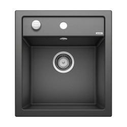 Blanco Sink DALAGO 45 PuraDur in Silgranit with automatic drain 46.5x51cm, Anthracite (517156)