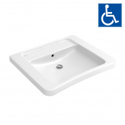 Villeroy & Boch Vita Wall mounted washbasin 600x550mm, with overflow, without tap hole, White (51786201)