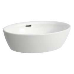 Laufen Pro Counter top basin without tap hole, with overflow, 520x390mm, White (H8129640001091)