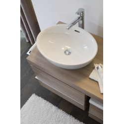 Laufen Pro Counter top basin without tap hole, with overflow, 520x390mm, White (H8129640001091)